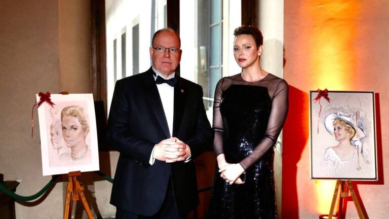La princesse Charlene et le prince Albert visitent Florence pour un gala avec Andrea Bocelli