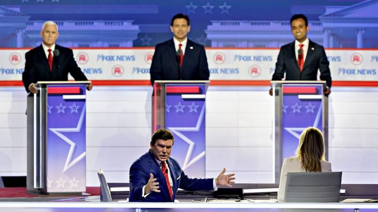 Audiences des débats de Fox News : 12,8 millions de personnes à l&rsquo;écoute pour une confrontation sans Trump