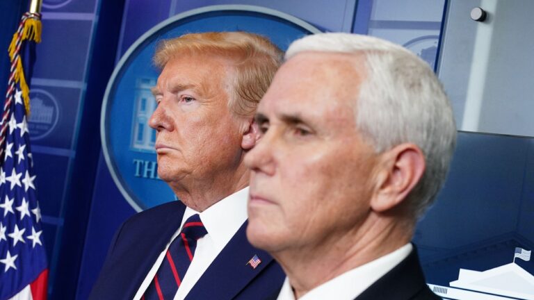 Il a fallu trois inculpations à Mike Pence pour sévir contre Trump