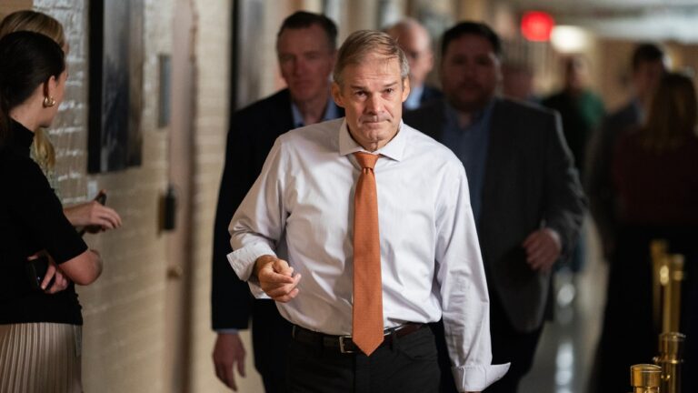 Jim Jordan et ses alliés lancent une campagne de pression publique contre les opposants au vote du Président