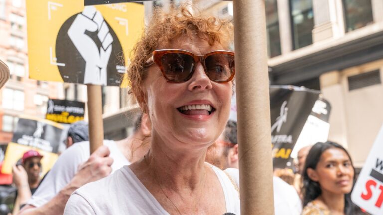 Susan Sarandon s&rsquo;excuse pour ses propos pro-palestiniens lors d&rsquo;un rassemblement
