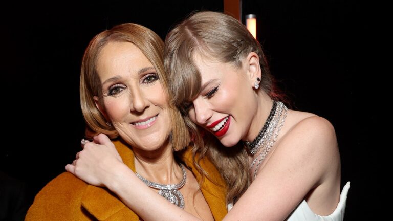Taylor Swift et Céline Dion se sont embrassées dans les coulisses des Grammys 2024 au milieu d&rsquo;accusations snobées