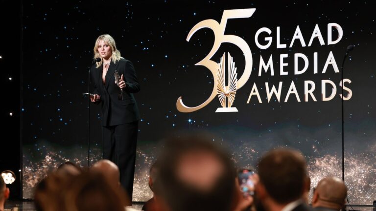 René Rapp appelle à un cessez-le-feu « immédiat » et « permanent » à Gaza lors des GLAAD Media Awards