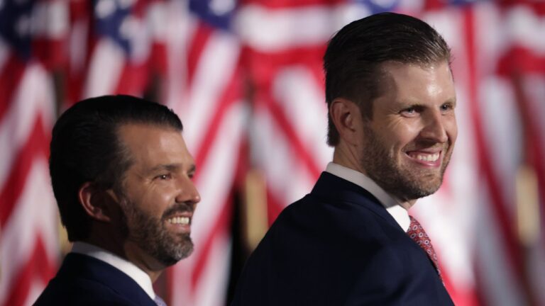 Les garçons de Trump, Eric et Don Jr., veulent organiser une vérification de « fidélité » pour leur père pendant le deuxième mandat : rapport