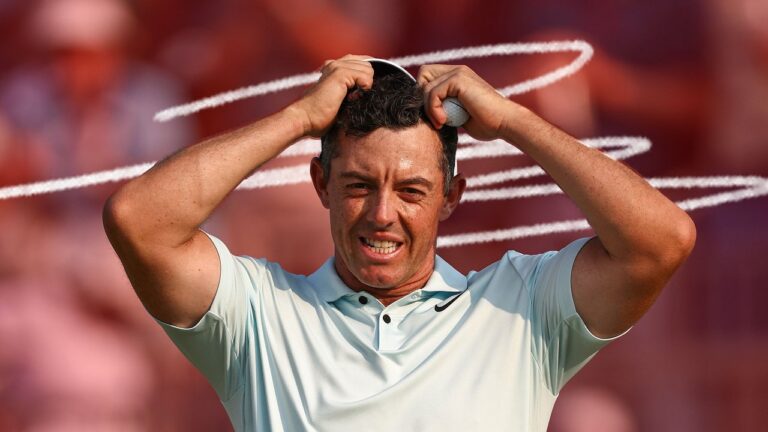 Que se passe-t-il avec Rory McIlroy dans les kakis plissés ?