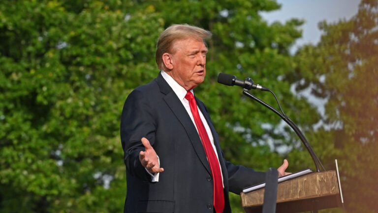 Trump célèbre l'indépendance américaine en dénigrant Joe Biden et Kamala Harris