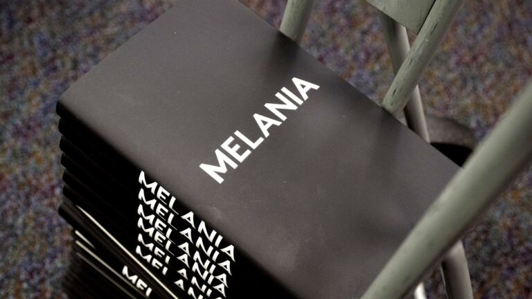 Le best-seller n°1 de Melania Trump ne s'envole pas des étagères des librairies. Est-ce à cause du Sticky Goo ?