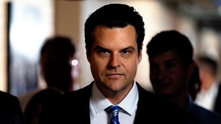 Trump choisit Matt Gaetz comme procureur général, et oui, il est sérieux