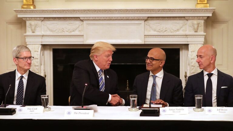 L'investiture de Trump est une démonstration impétueuse du réalignement des grandes technologies