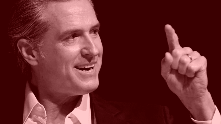 Gagnez quelques-uns, Newsom: Gavin's Risky Podcast Gambit
