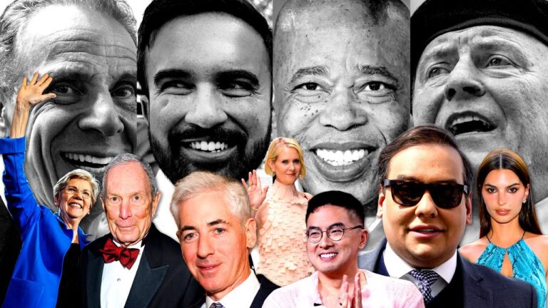 Une liste de course de toutes les plus grandes approbations de la course du maire de New York