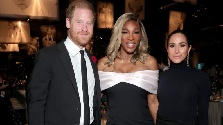 Meghan Markle, le prince Harry et d&rsquo;autres stars se présentent pour Serena Williams au gala Baby2Baby