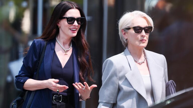 Anne Hathaway veut que vous transformiez Le Diable s&rsquo;habille en Prada 2 en défilé de mode