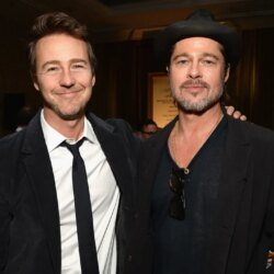 Brad Pitt et Edward Norton ont eu une réunion de Fight Club lors de la Coupe du monde cette semaine