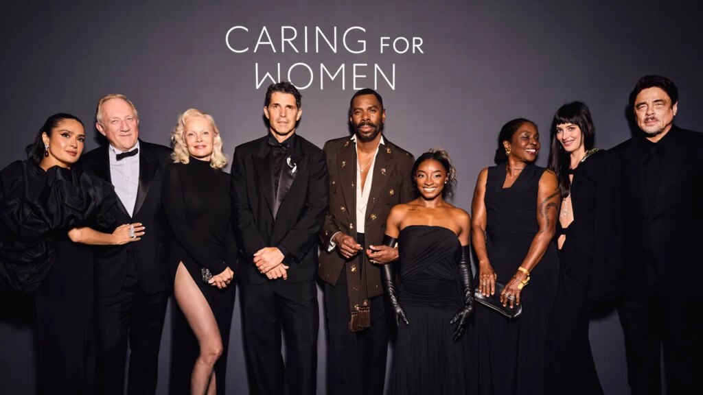 Salma Hayek Pinault, Paris Hilton et Simone Biles ont invité la fête au dîner Caring for Women de Kering
