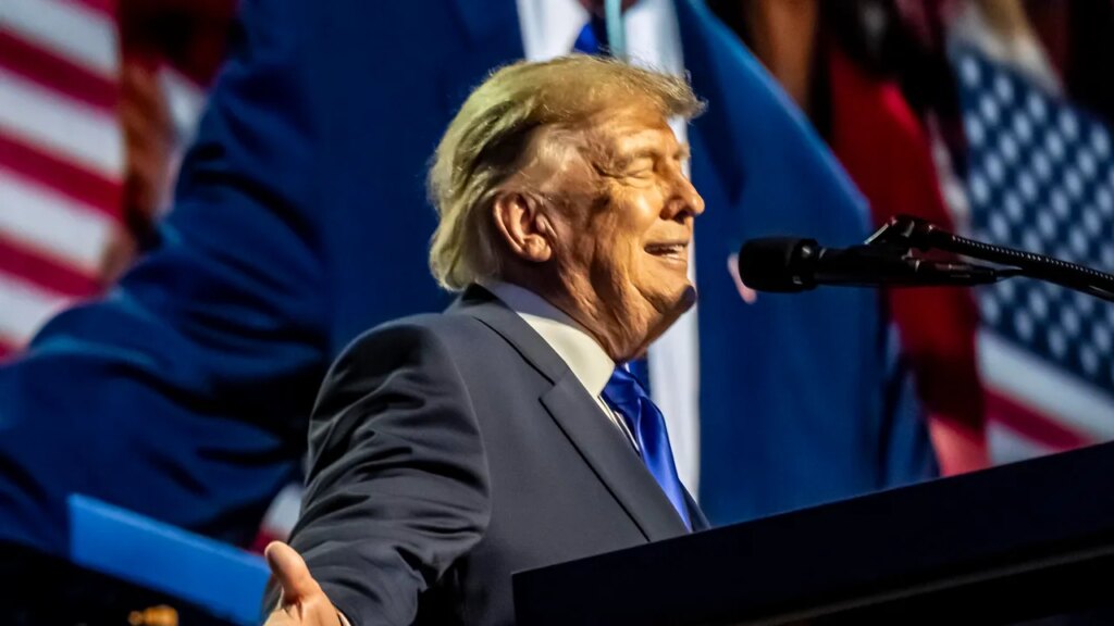 Sur le terrain à Trumpapalooza
