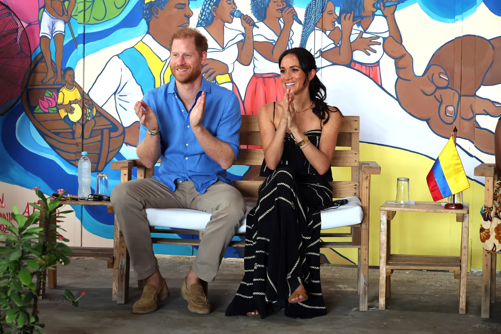 L'image peut contenir le prince Harry, duc de Sussex, Meghan, duchesse de Sussex, Ruth Brown, visage, personne et photographie.